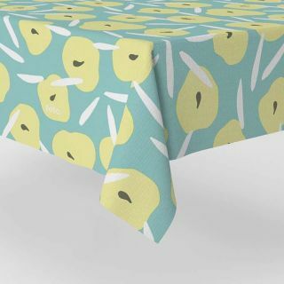 blauw-groen-wit-tafelkleed-fruit-appel-afwasbaar-tafelzeil
