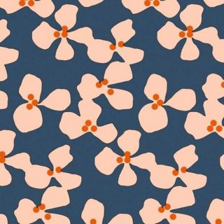 Tafelzeil-Lola-Poppy-Mornig-Blues-zomer-blaauw-afwasbaar