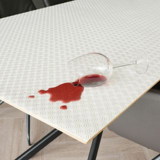 wijnvlek-antislip-vochtafstotend-Molton-tafelbeschermer-bulgomme-tafelmolton-ondertafelklee-wit