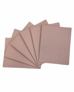 roze-onderzetter-leer-elegante onderzetter-rechthoekig